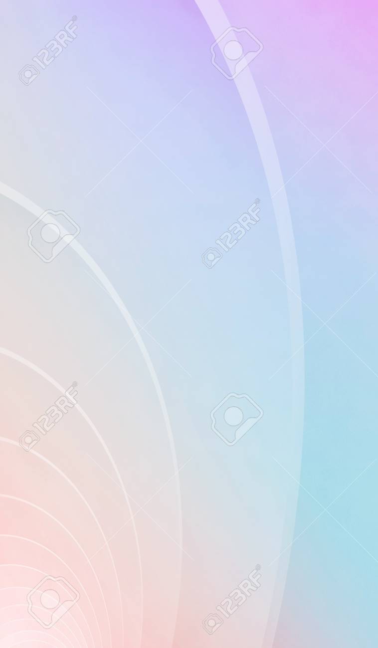 Abstract colorful minimal background useful as a wallpaper. Vertical 3d render illustration